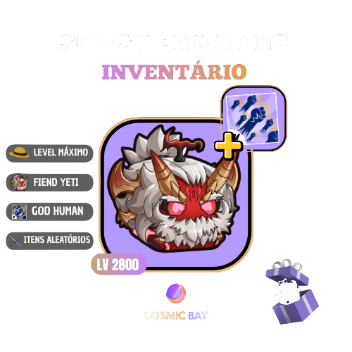 👹❄️LEVEL 2800 + FIEND YETI NO INVENTÁRIO + GODHUMAN