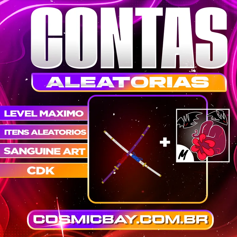 🩸LVMAX + SANGUINE ART + CDK + ITENS ALEATORIO