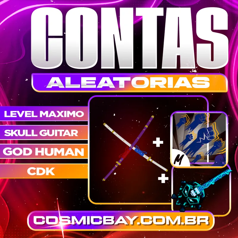 LVMAX +⚔️CDK +🎸SG +🥊GHM + ITENS ALEATORIO
